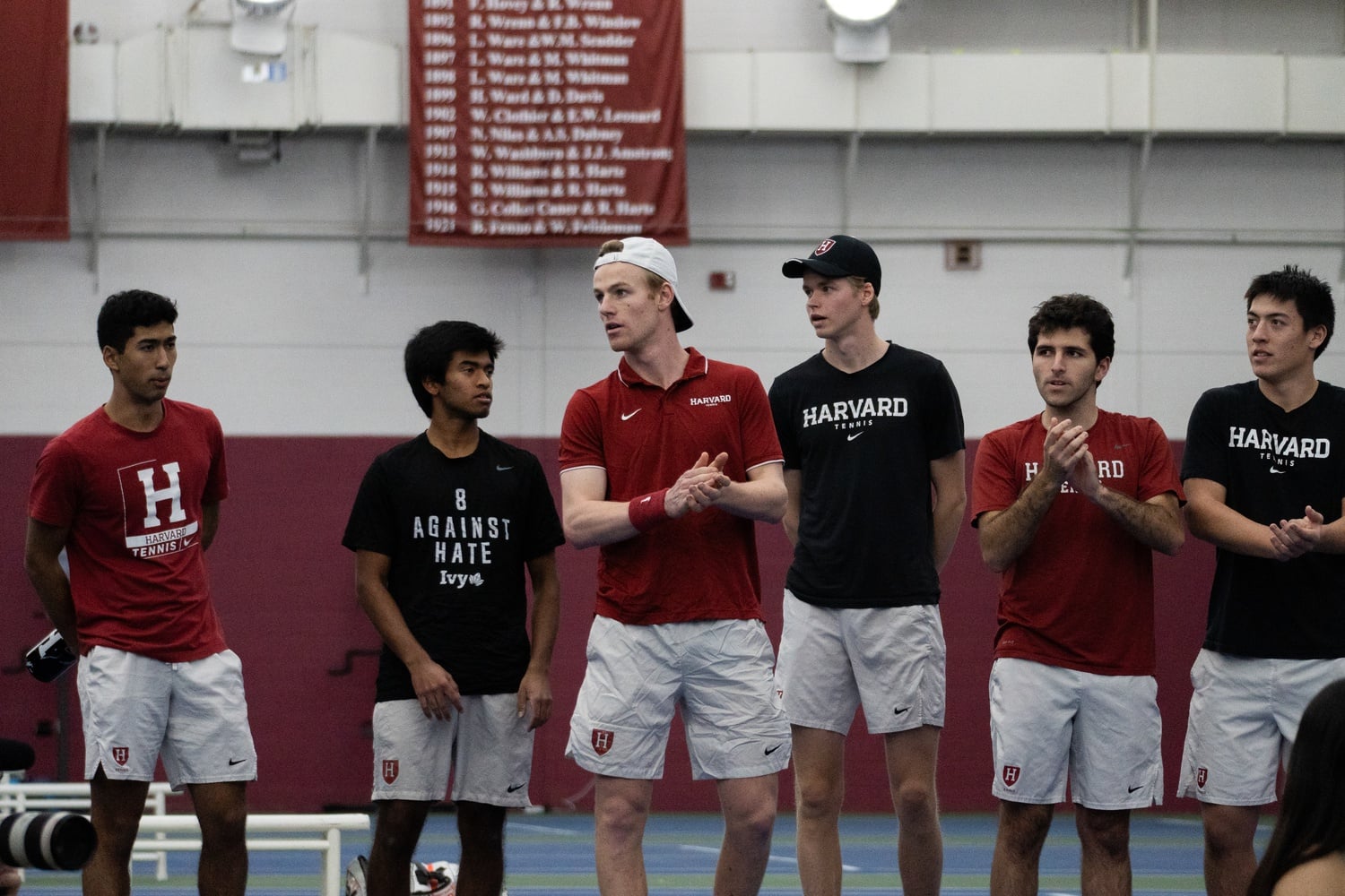 The Harvard men's tennis team improved its home record to 15-0 on the season, and will advance to the Sweet 16 Round of the NCAA Tournament later today.