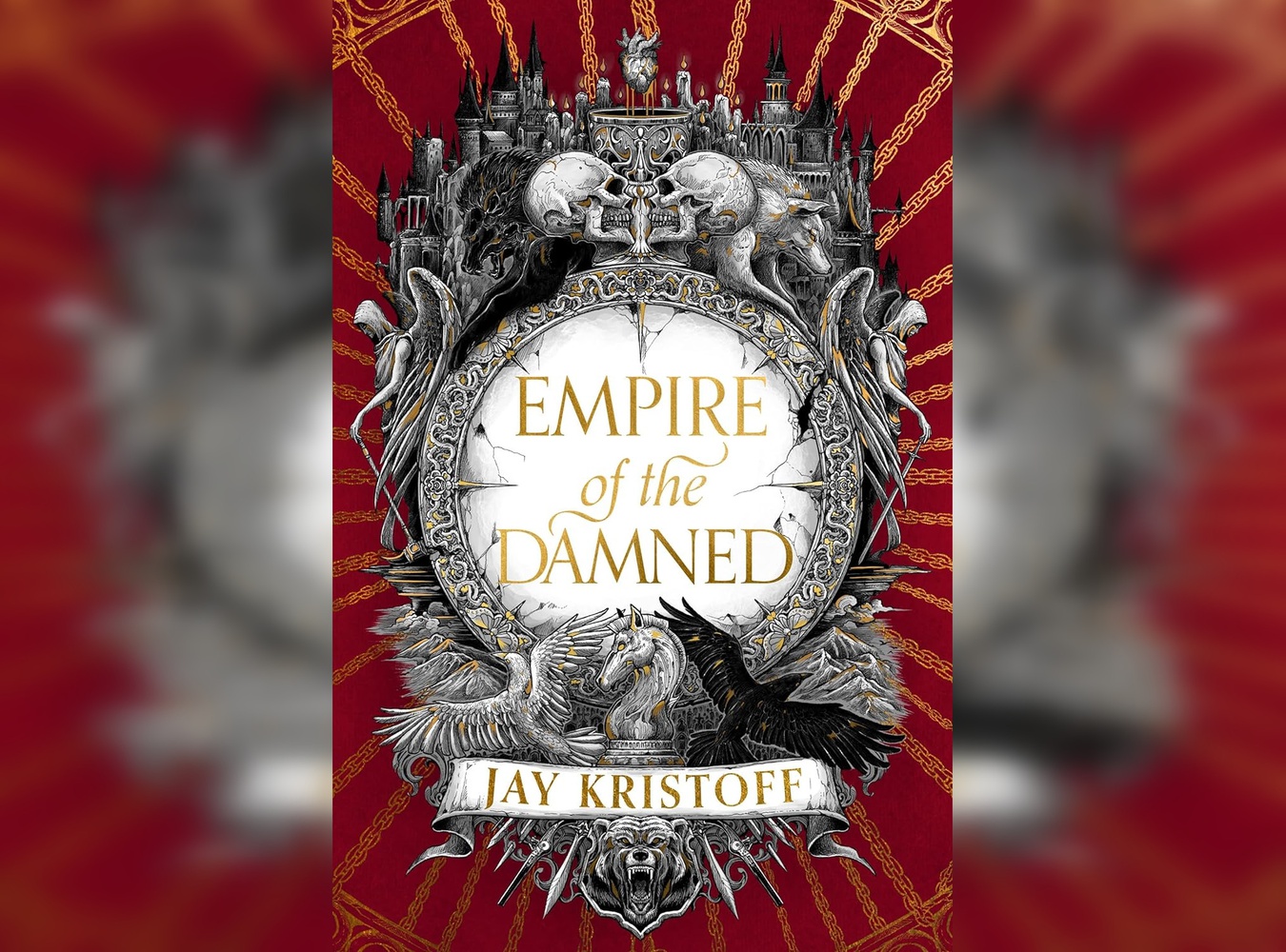Cover of "Empire of the Damned" by Jay Kristoff.