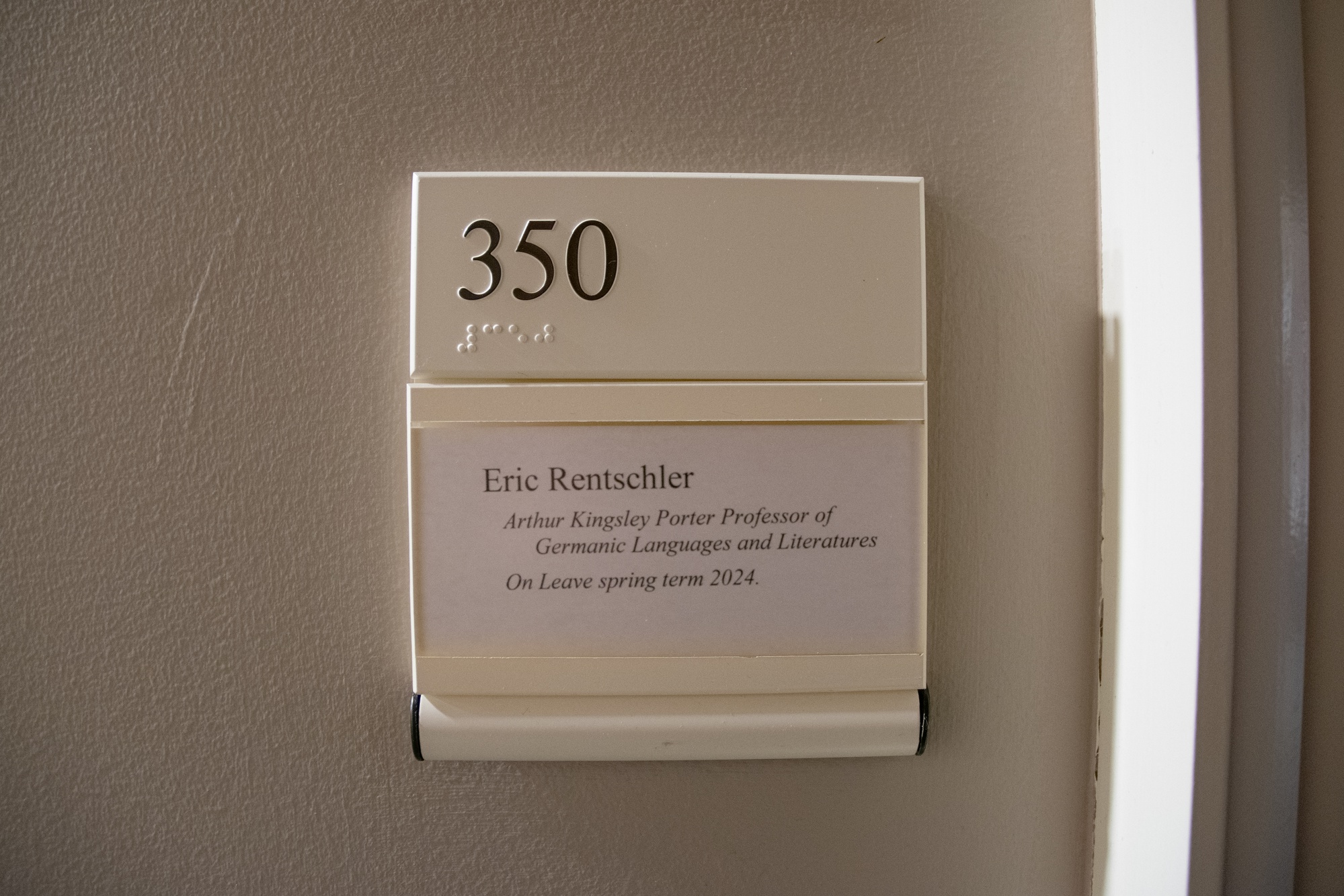 Harvard Prof. Eric Rentschler Sanctioned for Violating Sexual ...
