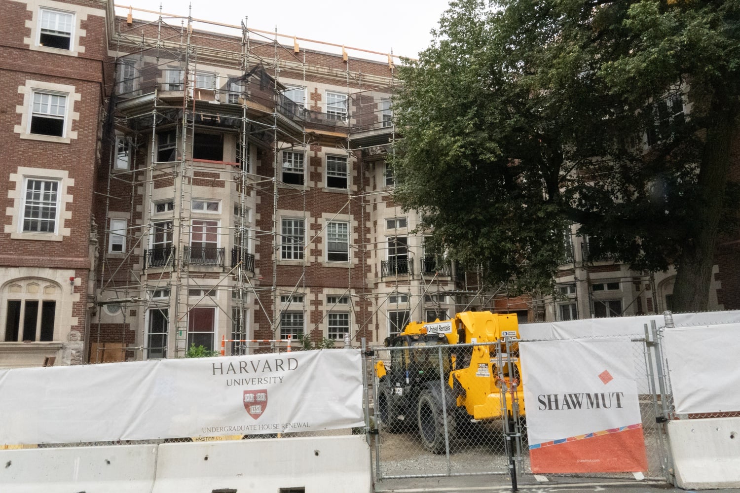 Westmorly Court is one of several Adams building currently under renovation. Some Adams residents expressed security concerns as the renovation project continues.