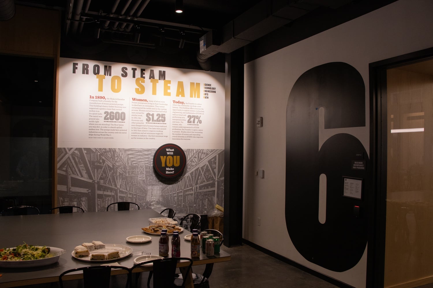 At the Foundry, you can reserve studio space, host an arts event in a maker studio, sell your wares at a night market, or apply to display in The Point, their conference room and gallery.