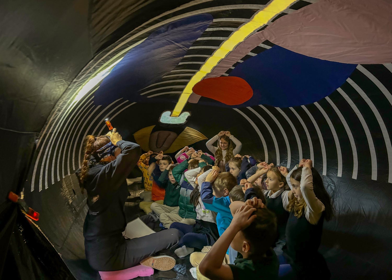 Inside the whale, there certainly was a palpable excitement.