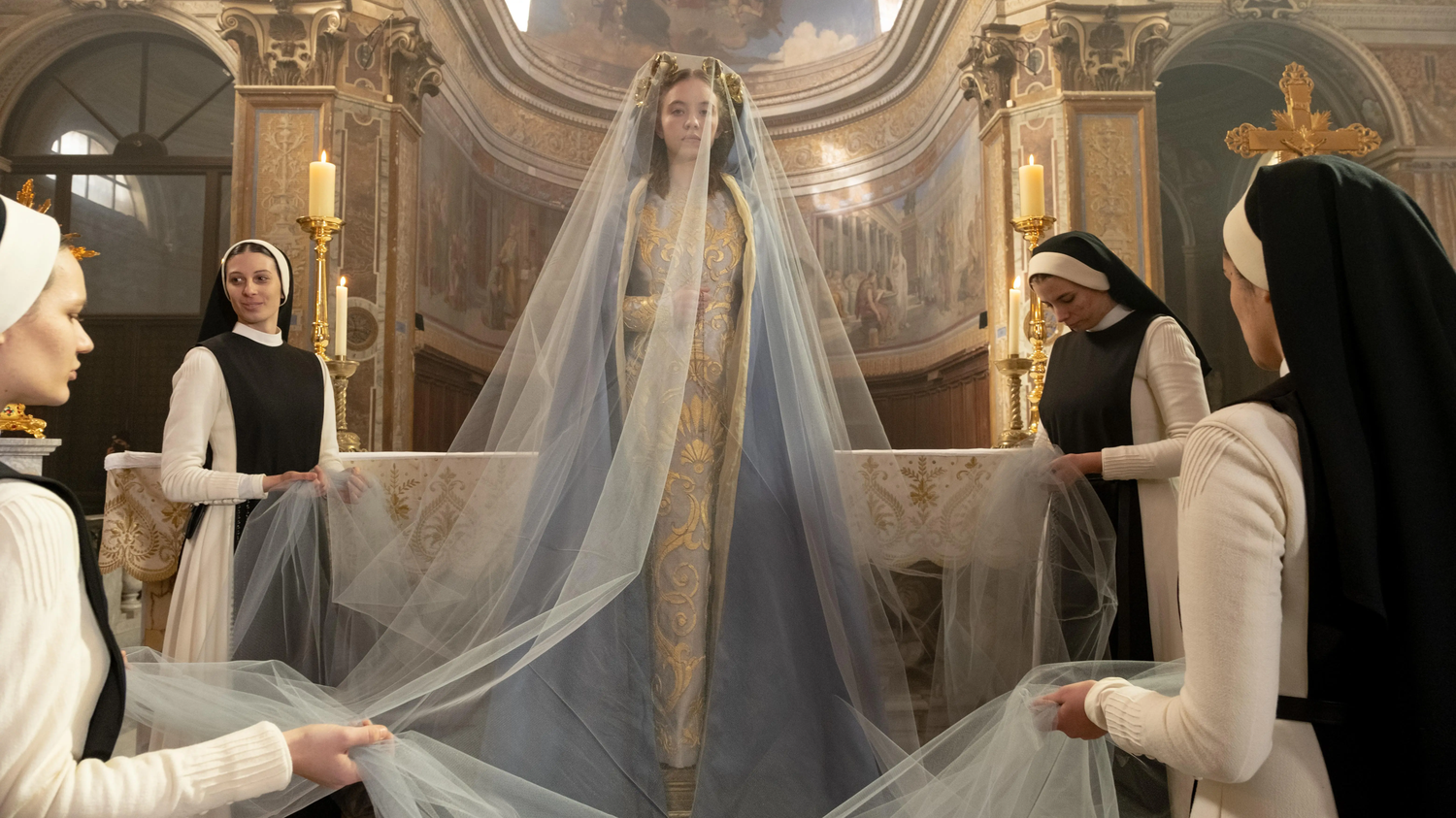 Sydney Sweeney as Cecilia in her newest film, "Immaculate."