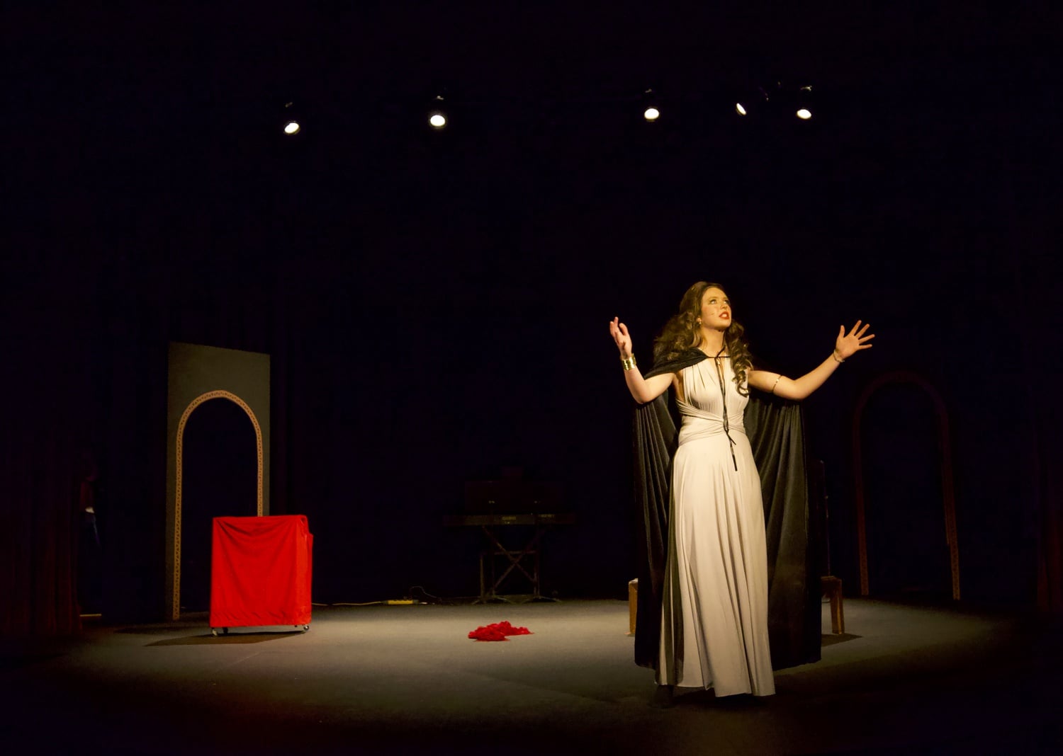 Gunnhildur F. Hallgrímsdóttir ’25 in "Medea: The Musical."