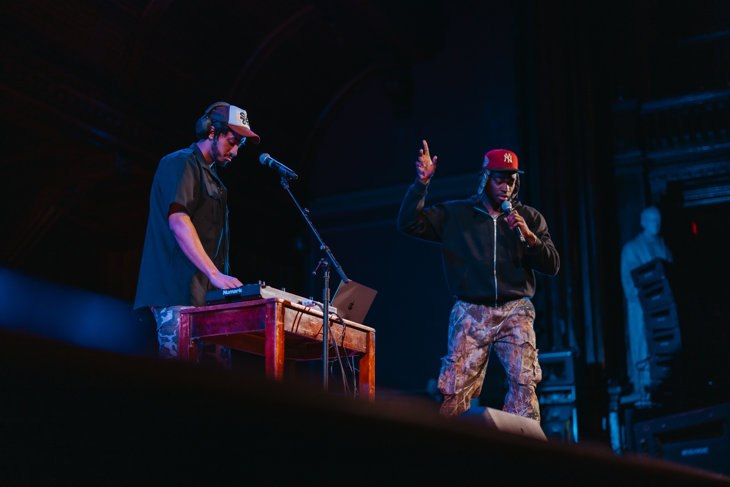 Jaeschel and Hitmaker Hundie perform at Battle for Yardfest 2023.