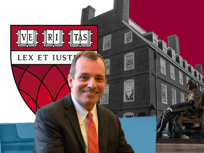 Cover image for Interim Harvard Provost John Manning ’82 Says He Will Return to HLS. His Colleagues Aren’t So Sure.