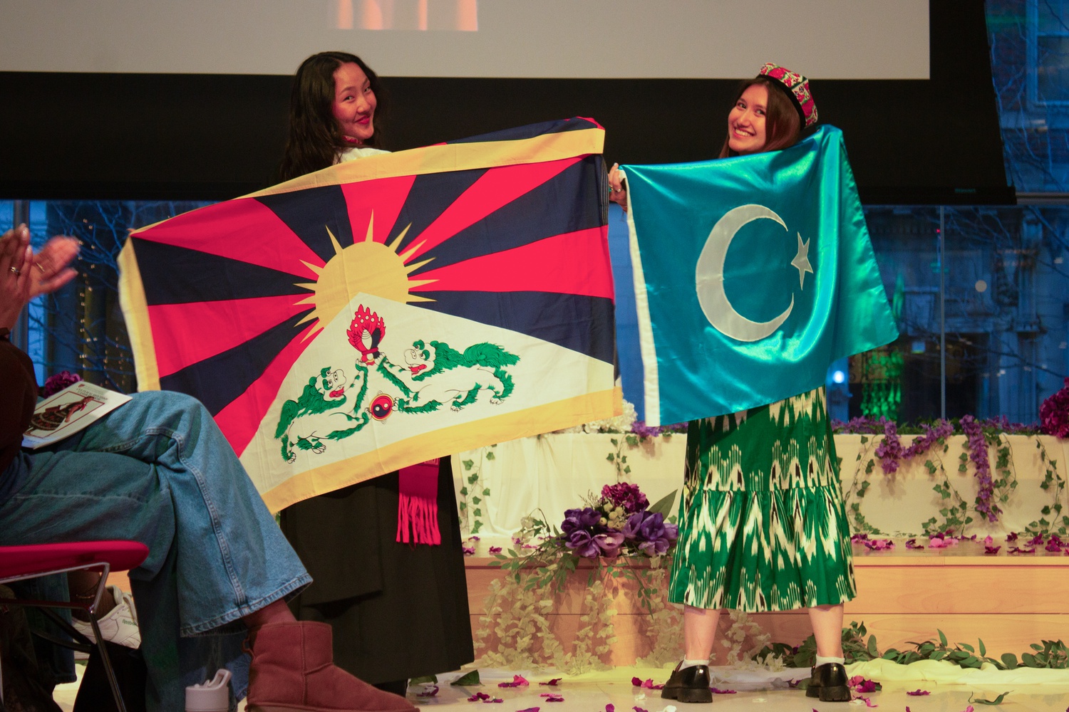 At the end of the catwalk, every duo posed together, an image of familial unity in the shared celebration of culture.