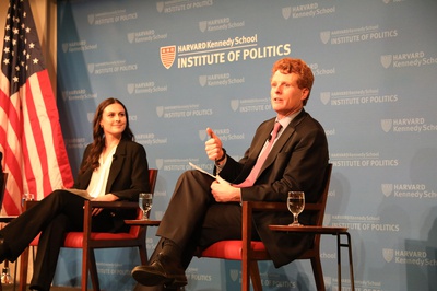 Cover image for Former Congressman Joe Kennedy III Discusses Finding Political Common Ground at IOP Forum
