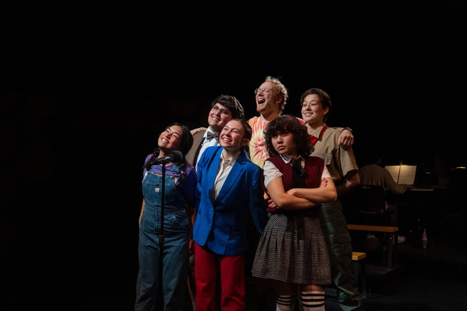 The cast of "The 25th Annual Putnam County Spelling Bee," which ran at the Loeb Ex from Feb. 29 to March 8.