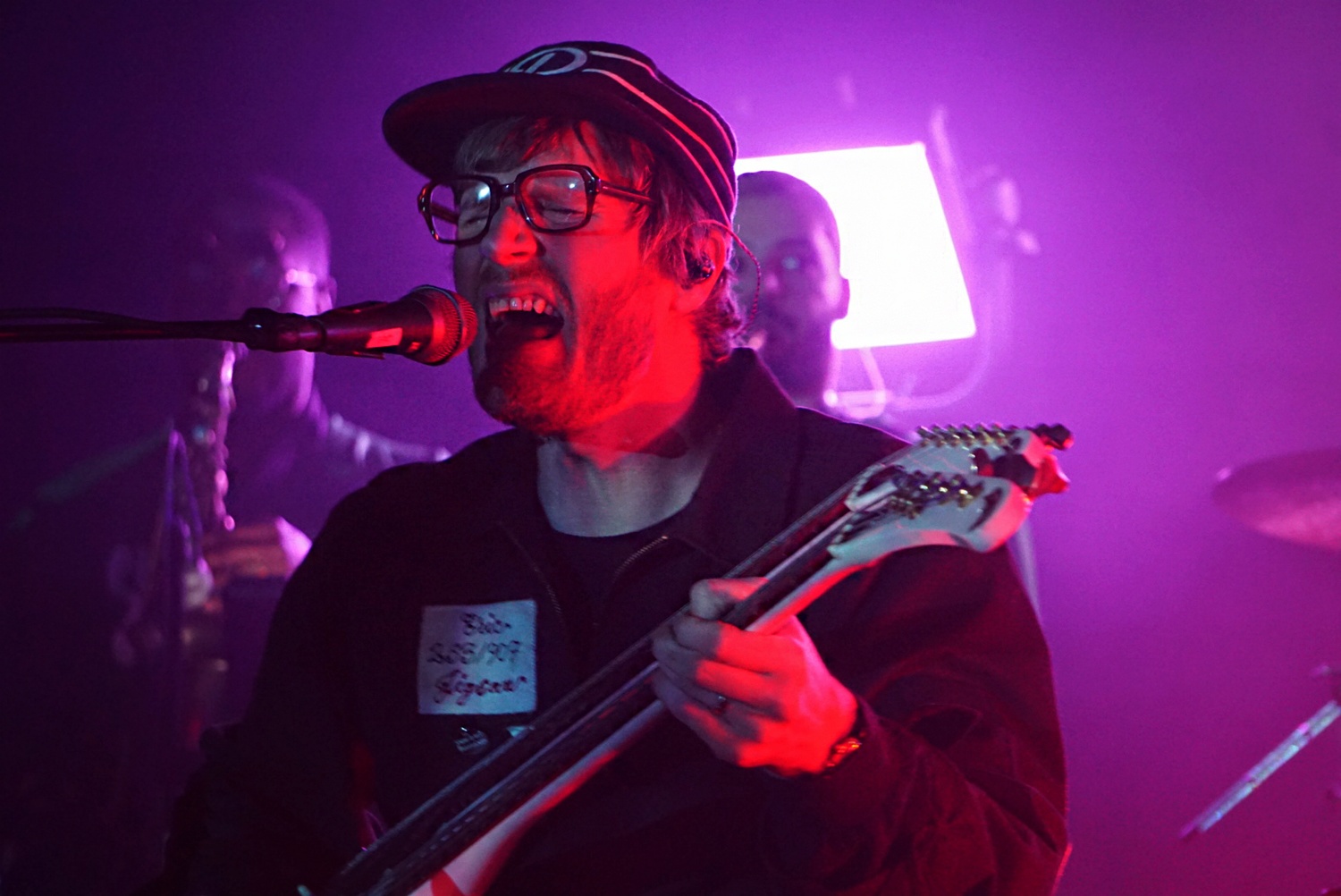 "I'm back man," said Portugal. The Man guitarist Eric Howk about the band's performance at the Roadrunner on Feb. 22.