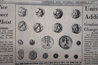 Cover image for ‘Largest Art Theft’: 50 Years of Searching for the Stolen Fogg Coins