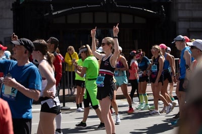Cover image for Boston Marathon Runners