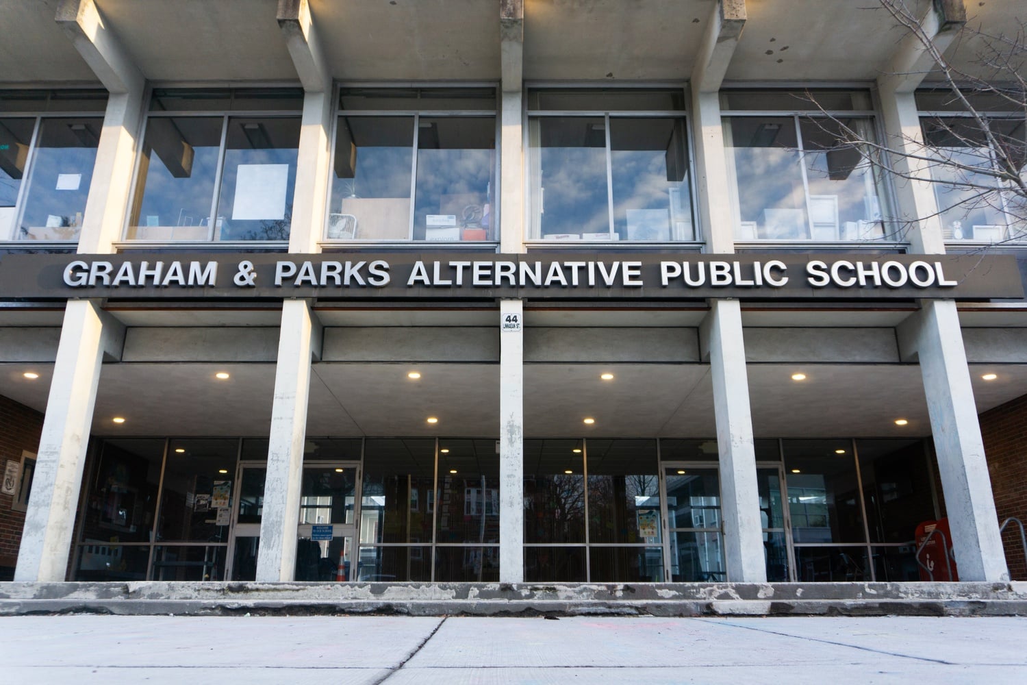 Graham and Parks Alternative Public School is located at 44 Linnean Street. Graham and Parks Principal Kathleen Smith will remain in her role for at least one more year after her contract was extended late last month.