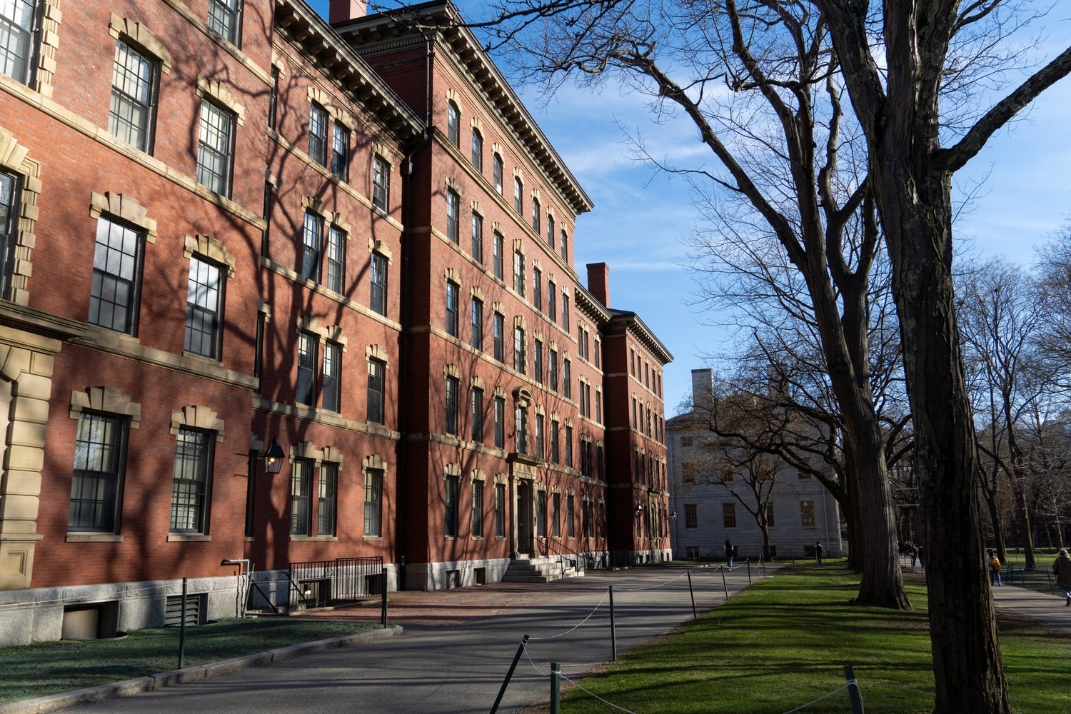 Thayer Hall is one seventeen of Harvard's freshman domitories. Some Harvard residential advisers seeking to unionize have accused the University of union-busting tactics.