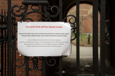 Cover image for Harvard Yard Closed Until Friday in Anticipation of Pro-Palestine Protests