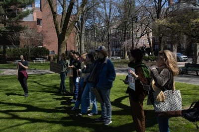 Cover image for Harvard Affiliates Denounce Fossil Fuel Funded Research at Reclaim Earth Day Rally