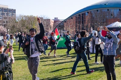 Cover image for MIT Police Arrest 9 Students Blocking Parking Garage in Pro-Palestine Protest