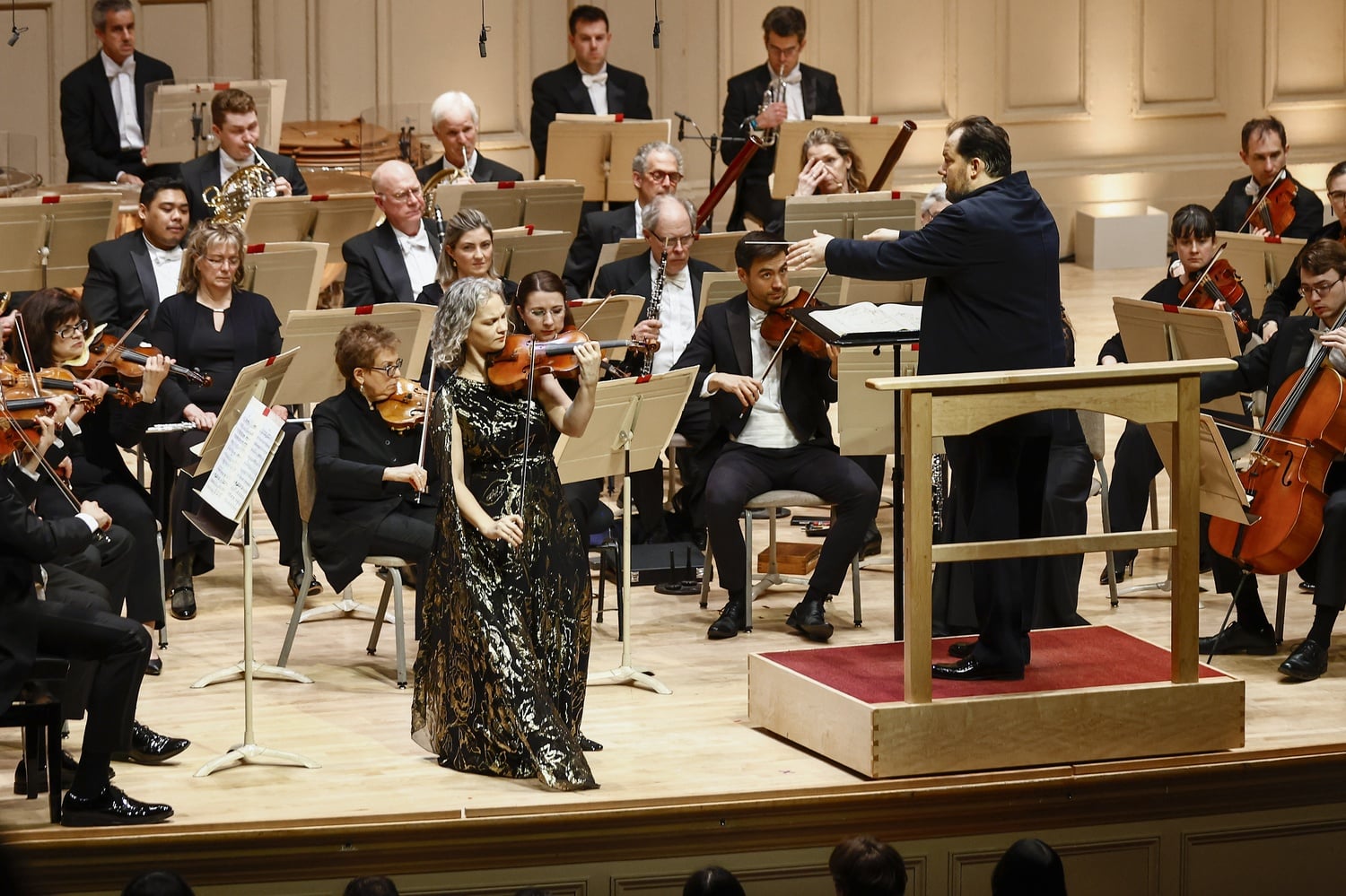 Hilary Hahn performs the Brahms Violin Concerto with Andris Nelsons and the Boston Symphony Orchestra.