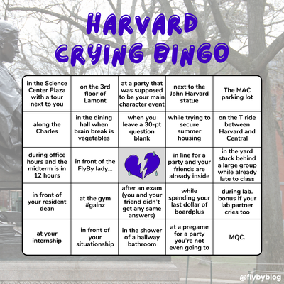 Cover image for Harvard Crying Spots Bingo