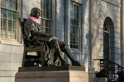 Cover image for Garber Is Taking a Patient Approach to the Harvard Encampment. So Far, It’s Working.