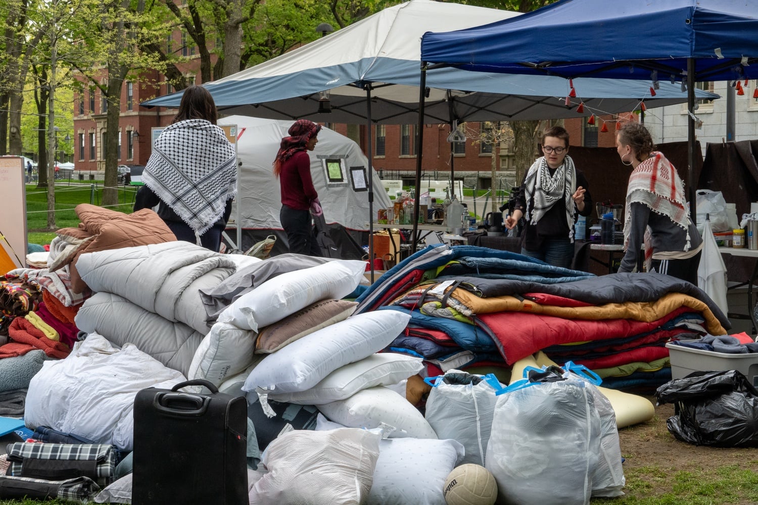 The pro-Palestine encampment in Harvard Yard ended on Tuesday. Harvard's graduate students union filed a complaint with the National Labor Relations Board alleging that Harvard's response to the encampment constituted unfair labor practices.