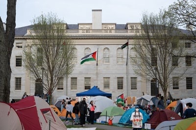 Cover image for On Survey of Harvard Undergrads, 63% of Respondents Favored Divestment from Israel