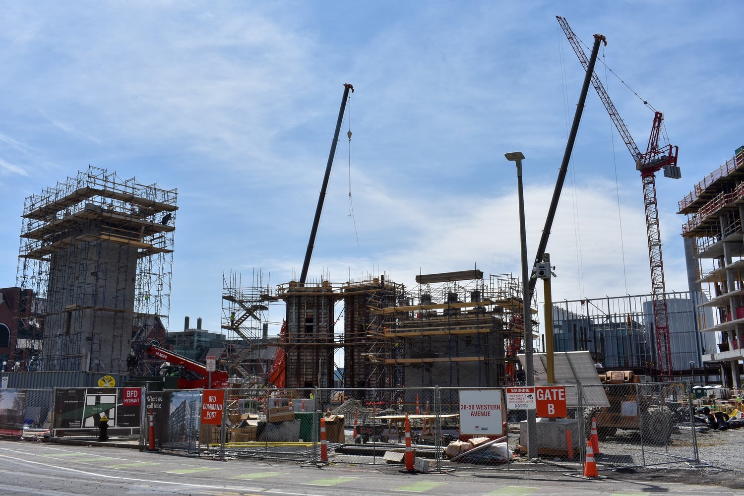 Construction of the first phase of Harvard's Enterprise Research Campus, located in Allston, began in June 2023. The ERC is a cornerstone of Harvard's ambitions to bolster life science research in Allston.