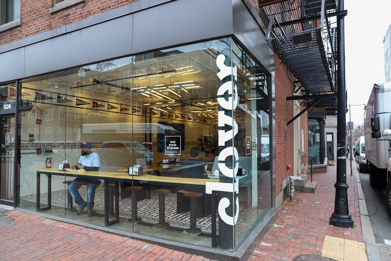 The Harvard Square location is one of several Cambridge Clover stores. Clover CEO Julia Wrin Piper said all locations will stay open after a corporate restructuring.