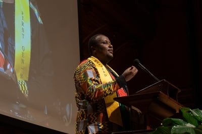 Cover image for ‘Our Forever President’: Black Harvard Graduates Celebrate Claudine Gay at Affinity Ceremony