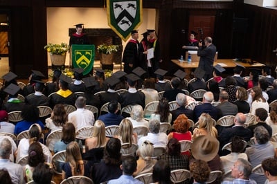 Cover image for ‘Adjust on the Fly’: Harvard Undergrads Receive Diplomas at House Ceremonies Despite Rain and Protest