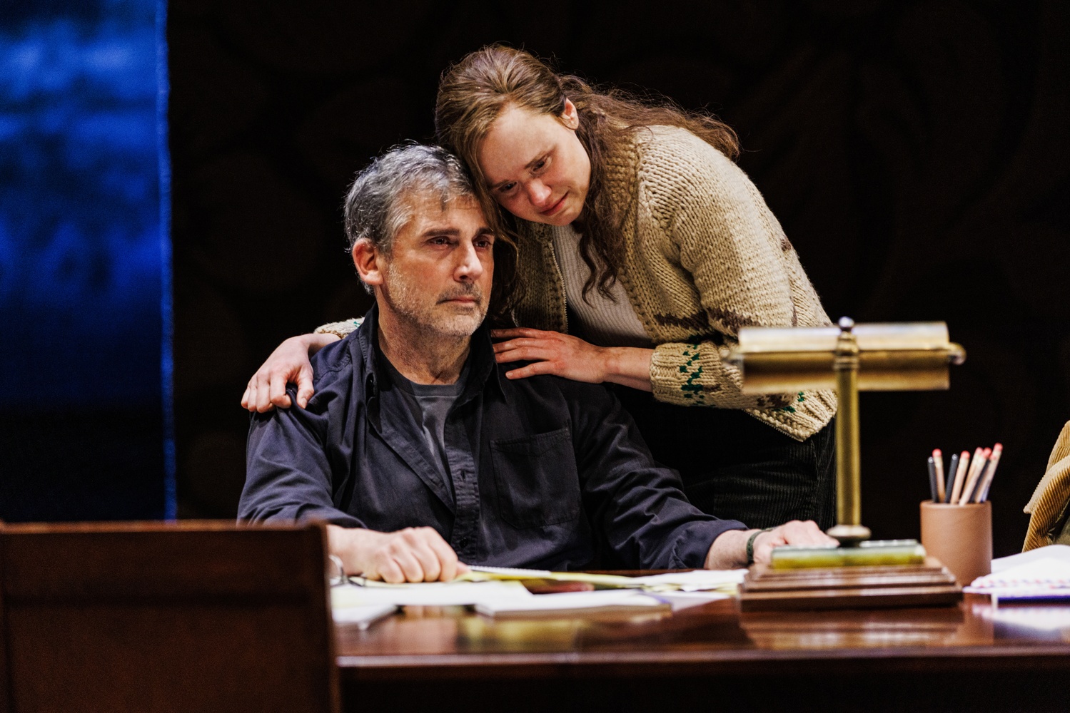 Steve Carell and Alison Pill in "Uncle Vanya" at Lincoln Center Theater.
