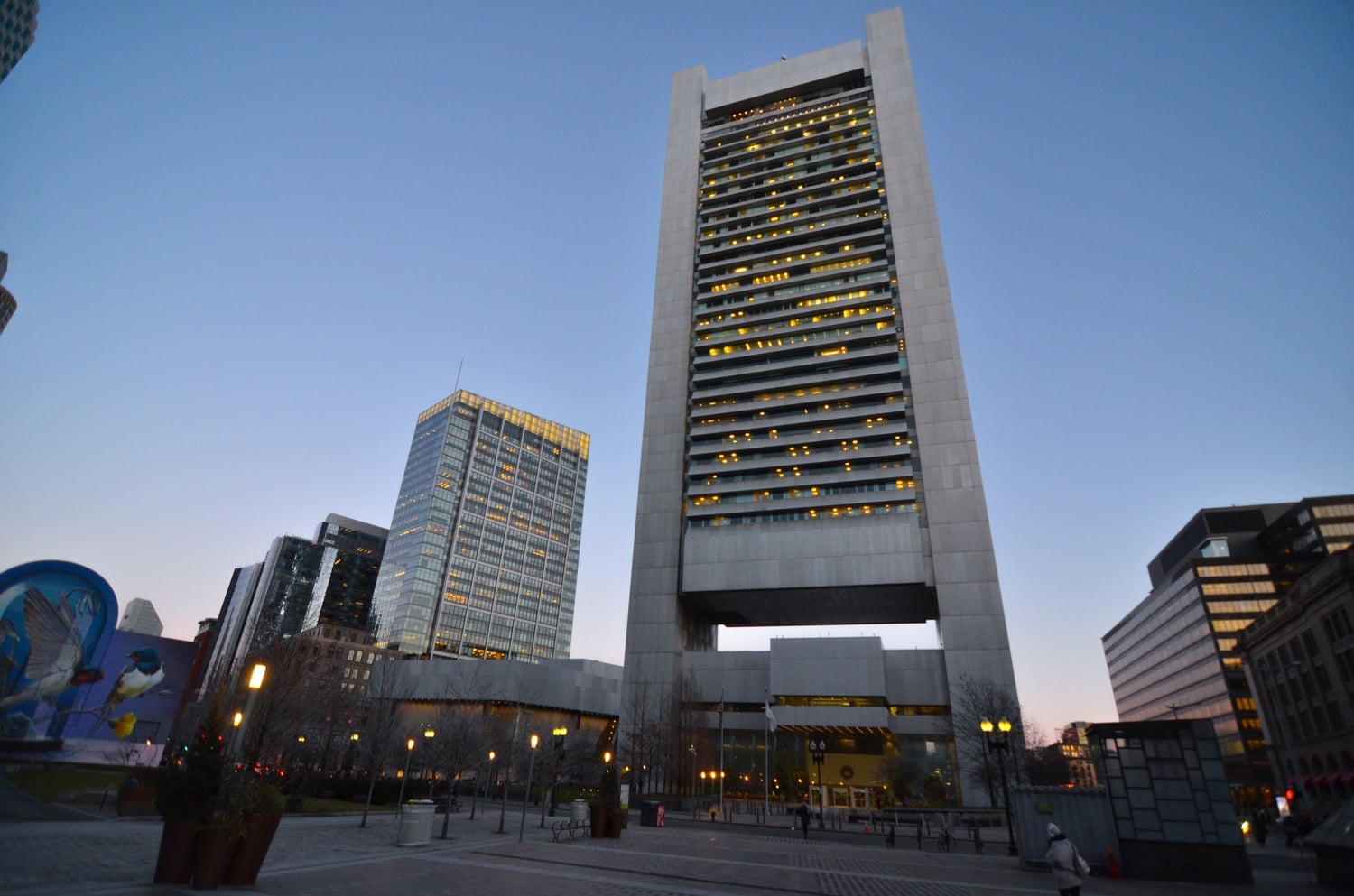 The Harvard Management Company offices are located in downtown Boston.
