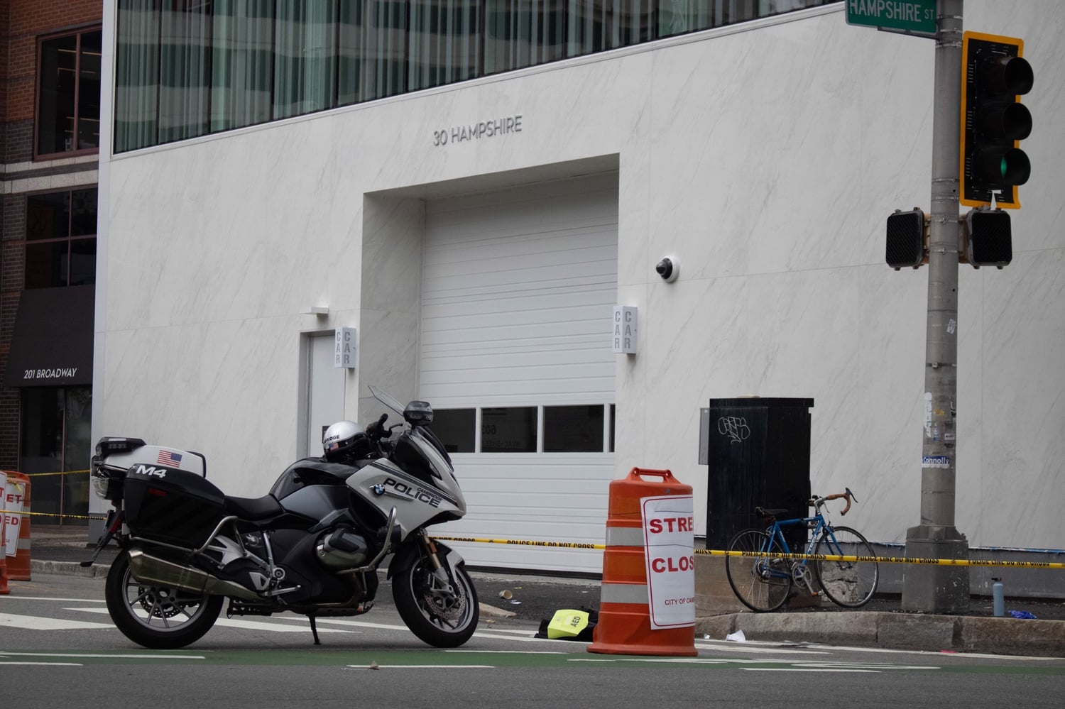 A unidentified cyclist died following a collision with a truck near Kendall Square, CPD spokesperson Robert Goulston confirmed Friday morning.