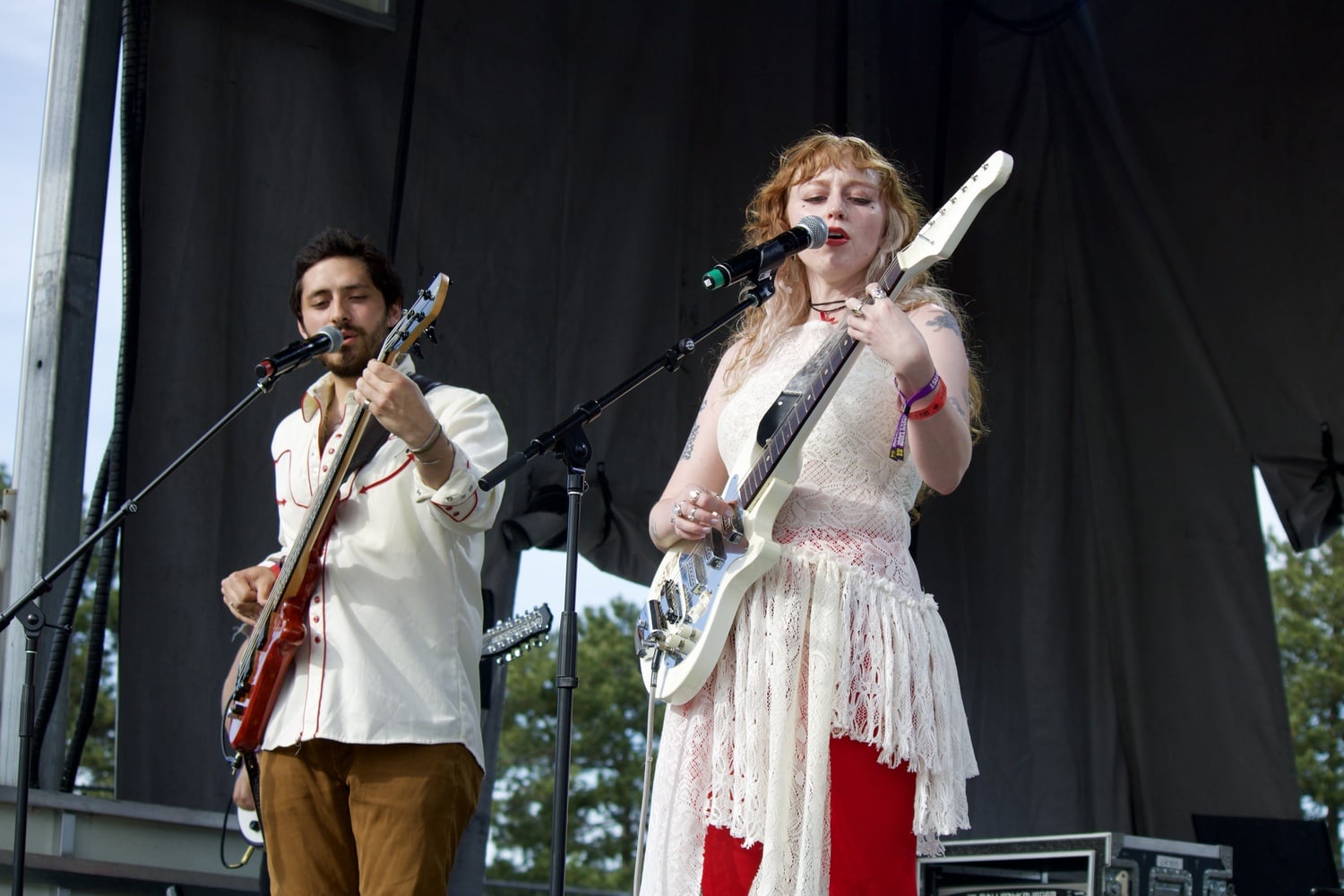 Bostonian band Paper Lady performed at Boston Calling on Saturday.