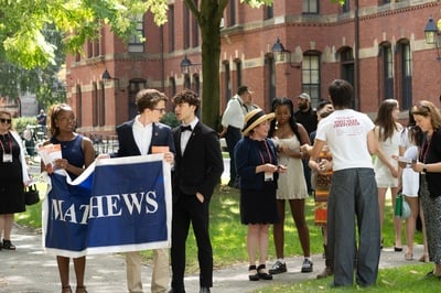 Cover image for Garber, Khurana Welcome Class of 2028 as Convocation Proceeds Without Protests