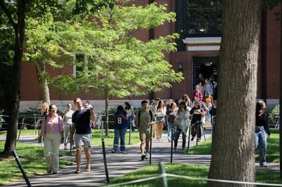 Cover image for First Day of Classes in Tercentenary Theatre