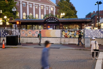 Cover image for Harvard Square Kiosk Plaza Renovation Project to Resume After Years-Long Delay