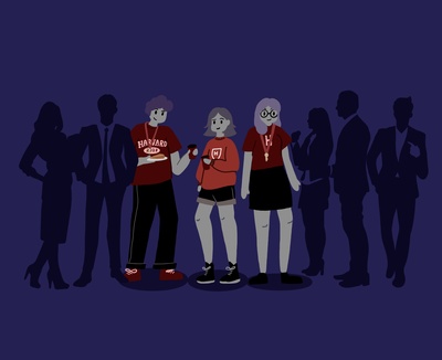 Cover image for College at Harvard Business School Graphic