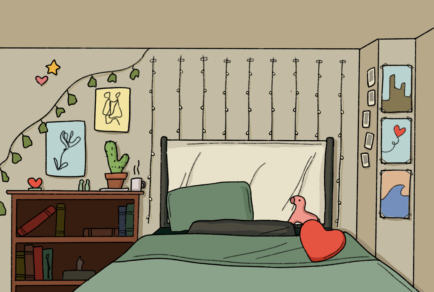 For many students, art plays an important role in making a dorm room feel like home.