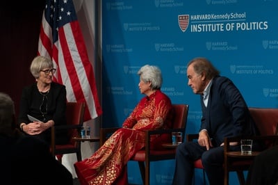 Cover image for ‘Movies are a Business’: Filmmaker Oliver Stone Talks Vietnam War at Tense IOP Forum