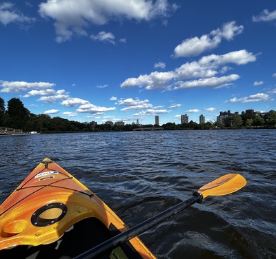 Cover image for Flyby Tries: Kayaking on the Charles