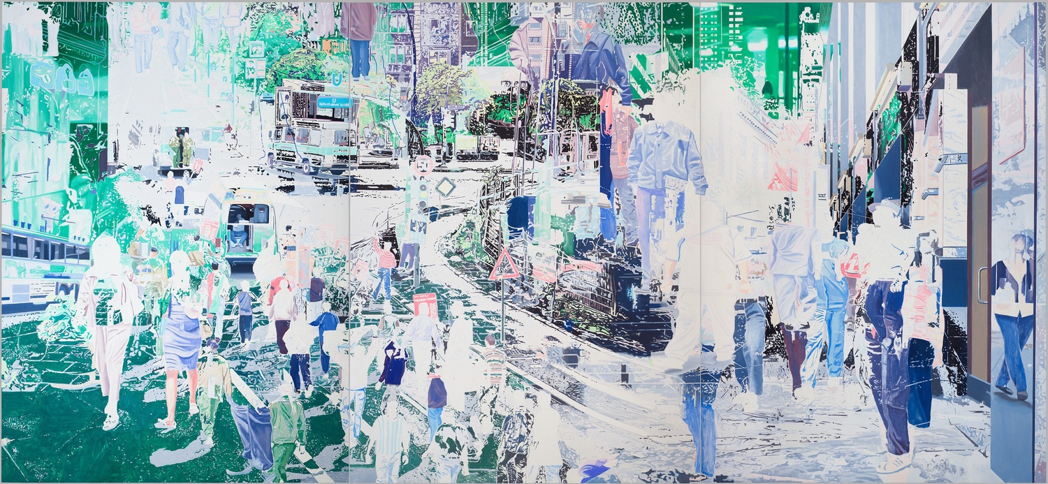 Corinne Wasmuht, 50 U Heinrich-Heine-Str., 2009. Oil on wood. Harvard Art Museums/Busch-Reisinger Museum, Gift of Ann and Graham Fund in honor of Martha Tedeschi, 2016.387. © President and Fellows of Harvard College.