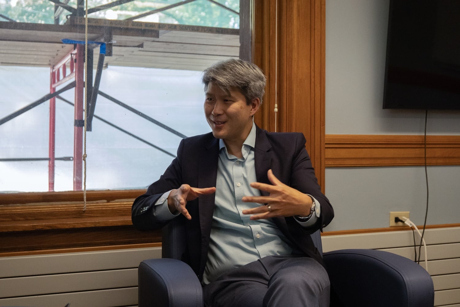 Cambridge City Hall is located at 795 Massachusetts Ave, Cambridge, MA. Cambridge City Manager Yi-An Huang '05 said he was optimistic that the city's PILOT negotiations with Harvard would end by January.