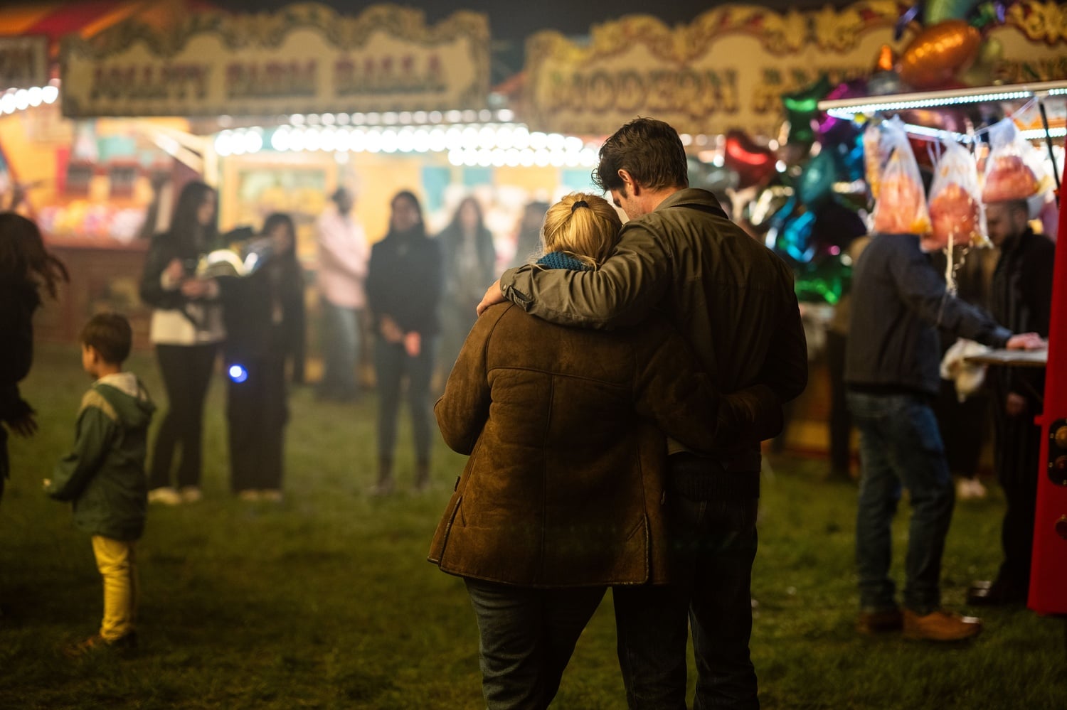 Florence Pugh and Andrew Garfield in "We Live in Time."