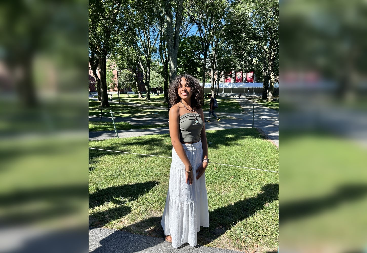 Leila A. Jackson '26 sat down with The Crimson to discuss her poem, "Exit Wound," which won the 2024 Academy of American Poets Prize.