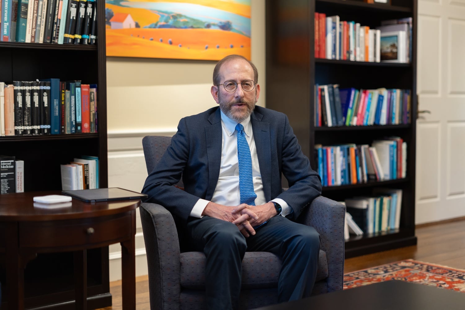 Harvard President Alan M. Garber '76 criticized a statement by the Harvard Undergraduate Palestine Solidarity Committee one year after Hamas' Oct. 7, 2023 attacks on Israel.