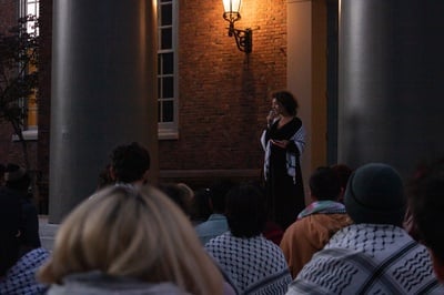 Cover image for Palestine Vigil on Memorial Church Steps