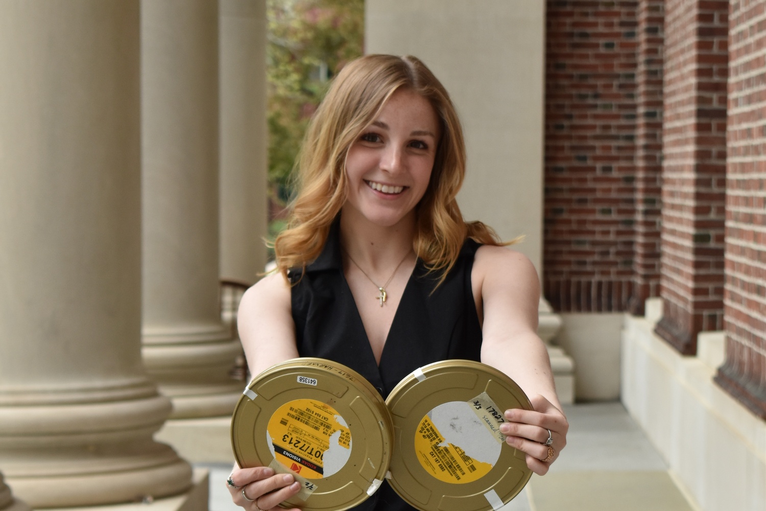 Samantha Galvin celebrates her thesis project