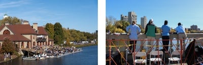 Cover image for Head of the Charles Weld Boathouse and Volunteers