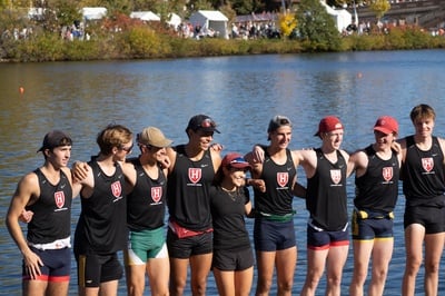 Cover image for Harvard Men’s Lightweight 8 Claims Third Straight Head of the Charles Victory